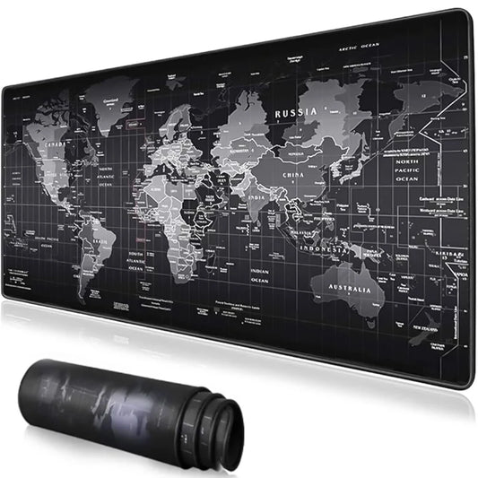 MapGlide™ Desk Mouse Pad – World Map Edition