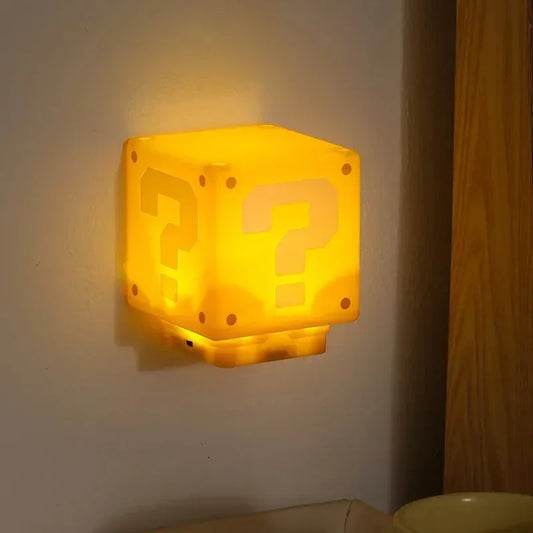 MysteryBlock – LED Question Mark Lamp (USB Rechargeable)