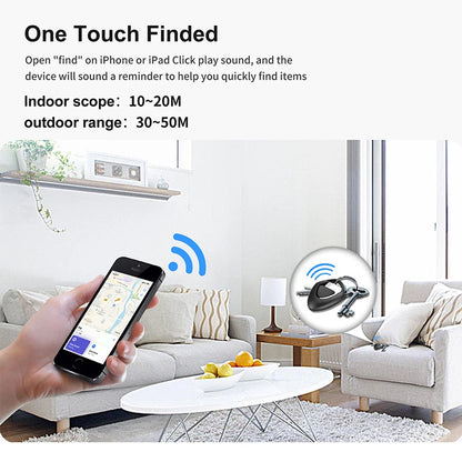 Smart Bluetooth GPS Tracker – Compact Key, Pet & Car Finder