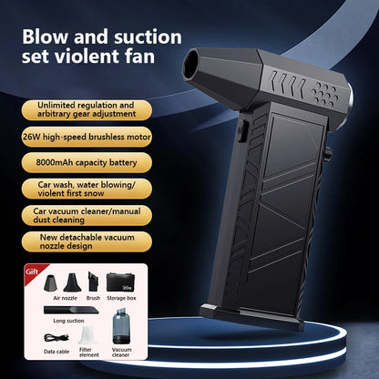 380000RPM Turbo Air Blower – Powerful Dust Cleaner & Vacuum