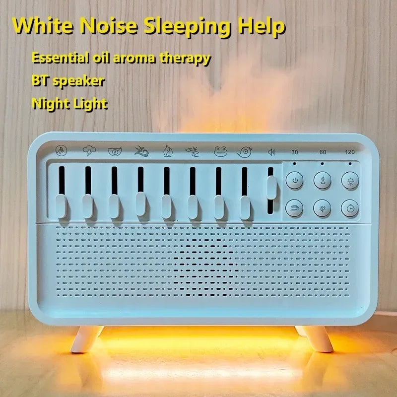 4-in-1 HIFI Bluetooth Speaker – Humidifier, White Noise & Night Light