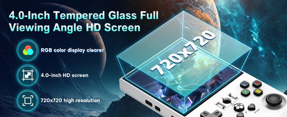 R36 MAX Retro Gaming Console – 18,000+ Games, 64GB, 3.5" IPS Screen, 4000mAh Battery