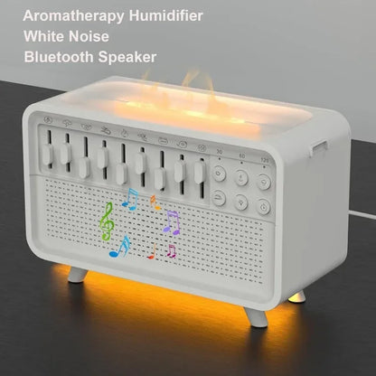4-in-1 HIFI Bluetooth Speaker – Humidifier, White Noise & Night Light