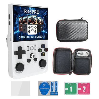 R36 MAX Retro Gaming Console – 18,000+ Games, 64GB, 3.5" IPS Screen, 4000mAh Battery