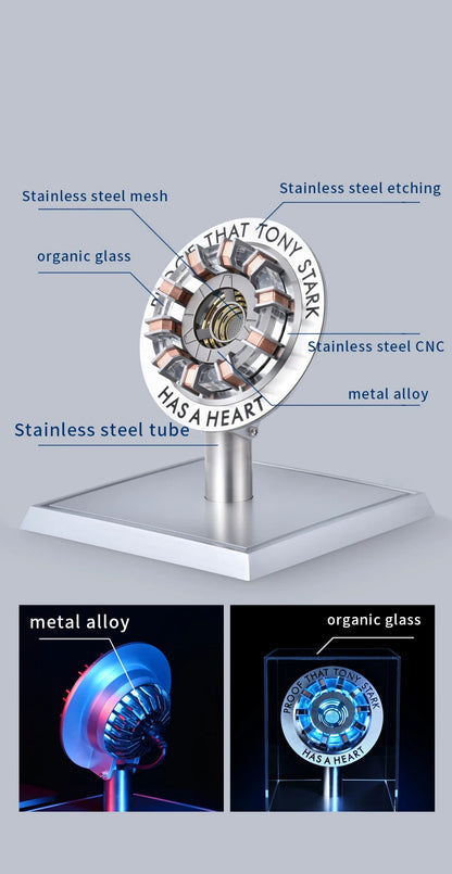 Iron Man Arc Reactor Mk1 – Alloy Chest Light Collectible