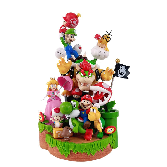 Super Mario Action Figures – 28cm Collector Edition (PVC Model Set)