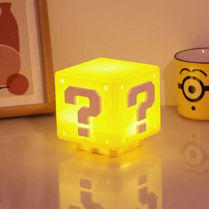 MysteryBlock – LED Question Mark Lamp (USB Rechargeable)
