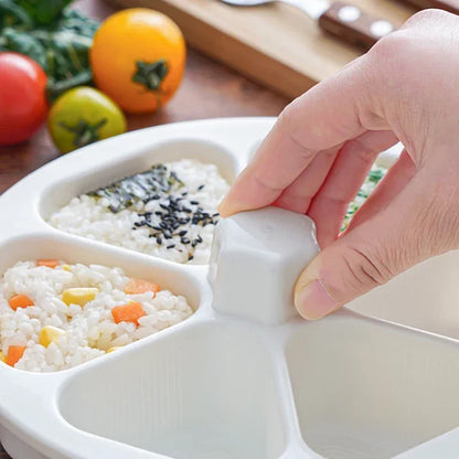 Sushi & Rice Ball Maker – 6 in 1 Non-Stick Mold