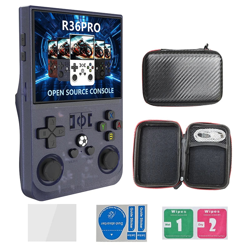 R36 MAX Retro Gaming Console – 18,000+ Games, 64GB, 3.5" IPS Screen, 4000mAh Battery