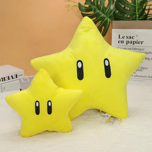 Super Star Plush – Shine Bright Edition (Mario Style Toy)