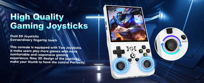 R36 MAX Retro Gaming Console – 18,000+ Games, 64GB, 3.5" IPS Screen, 4000mAh Battery