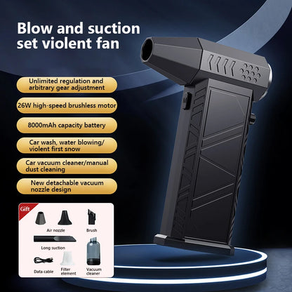 380000RPM Turbo Air Blower – Powerful Dust Cleaner & Vacuum