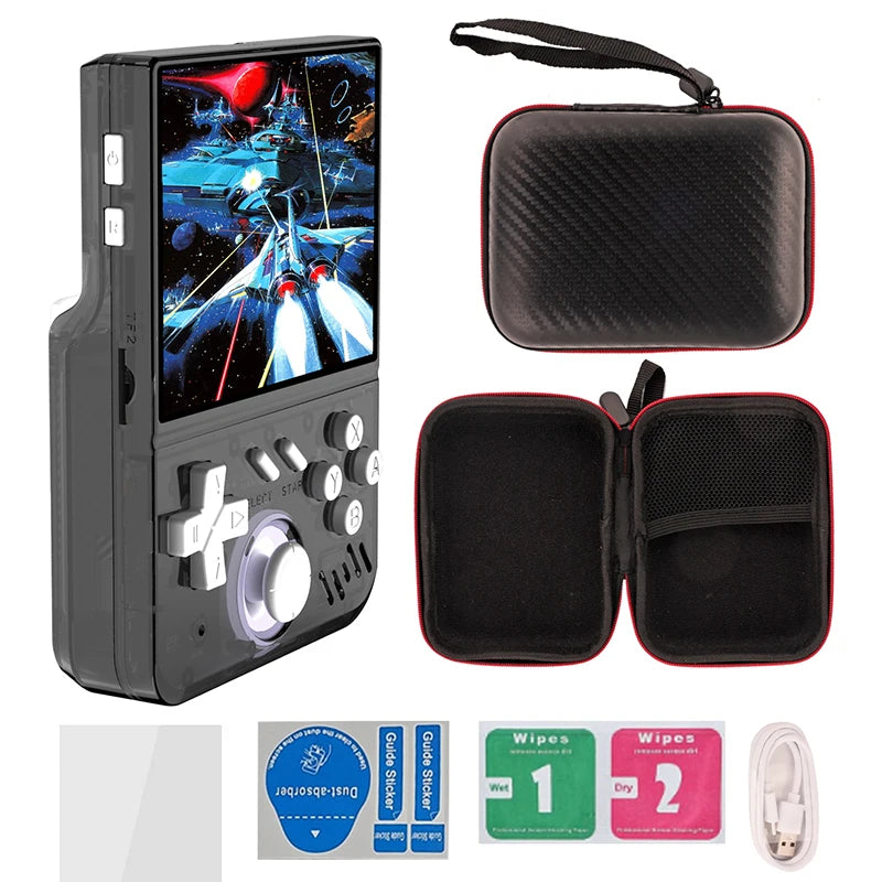 R36 MAX Retro Gaming Console – 18,000+ Games, 64GB, 3.5" IPS Screen, 4000mAh Battery