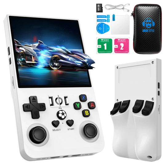 R36MAX Retro Handheld Console – 128GB, 18,000+ Games, 4.0" IPS Screen